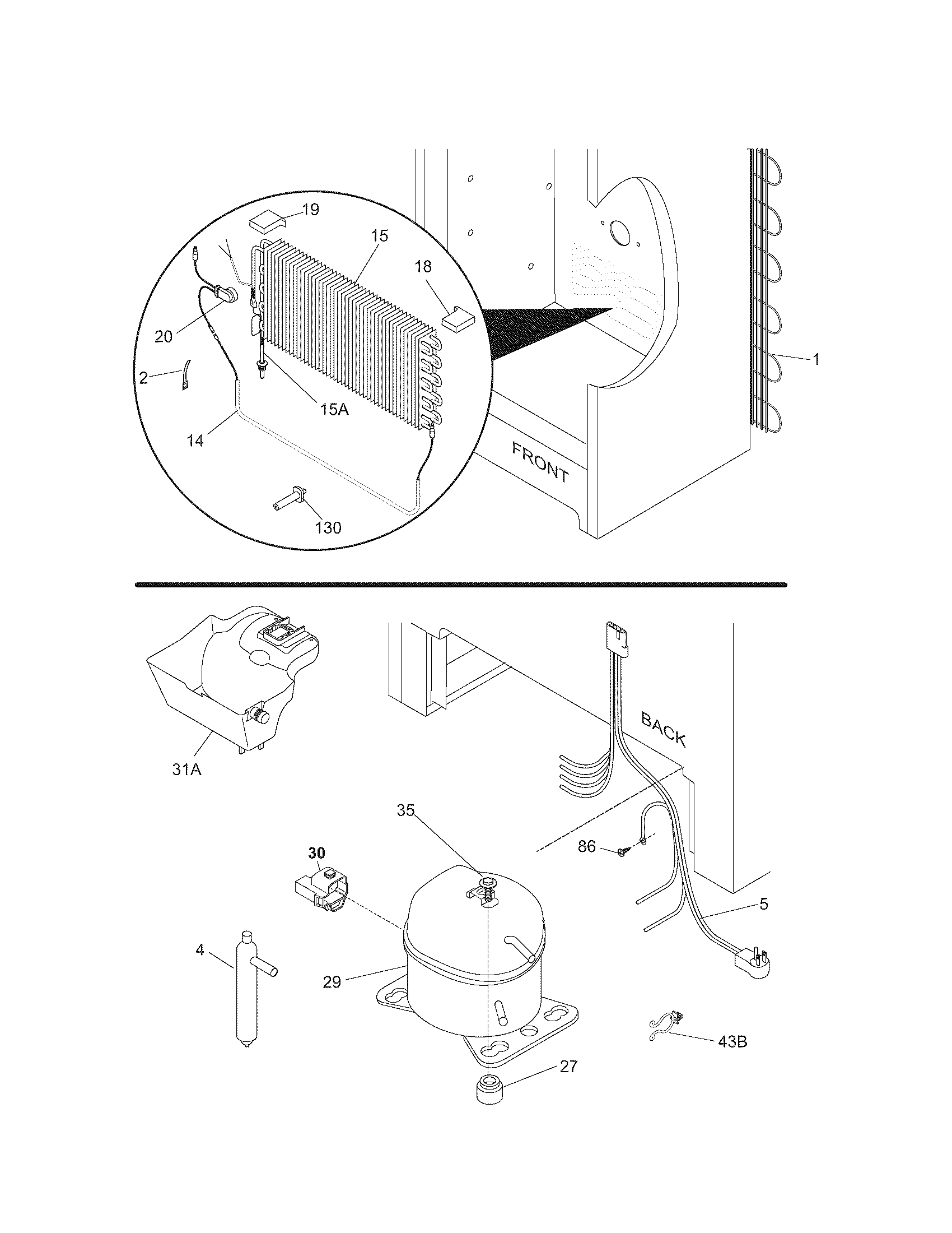 Kenmore 25326442101 system diagram