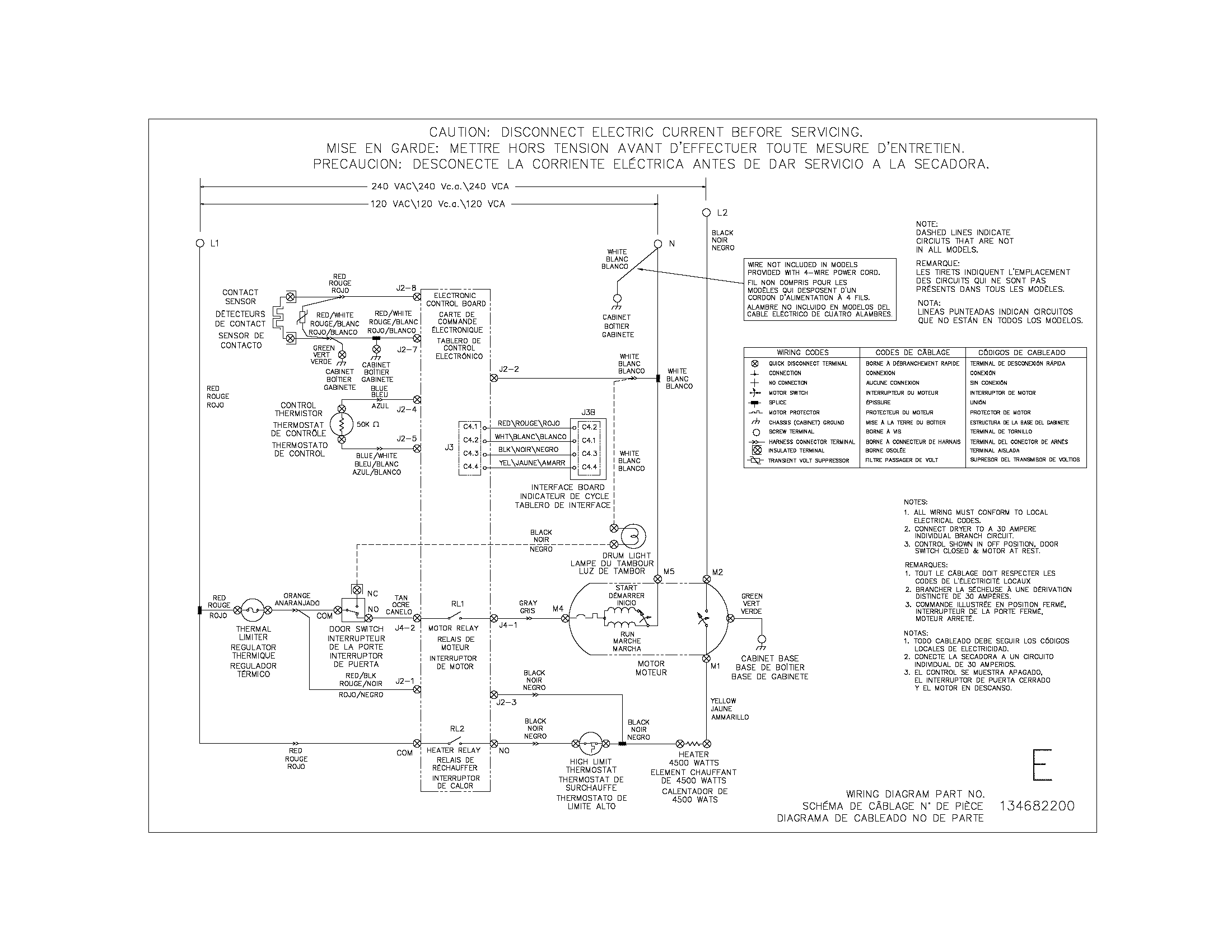 Frigidaire AEQ6500CFS0 wiring diagram diagram