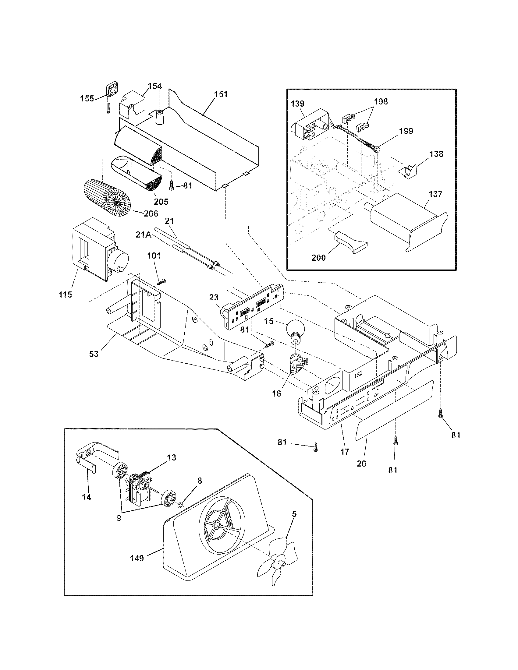 Kenmore Elite 25357102609 controls diagram