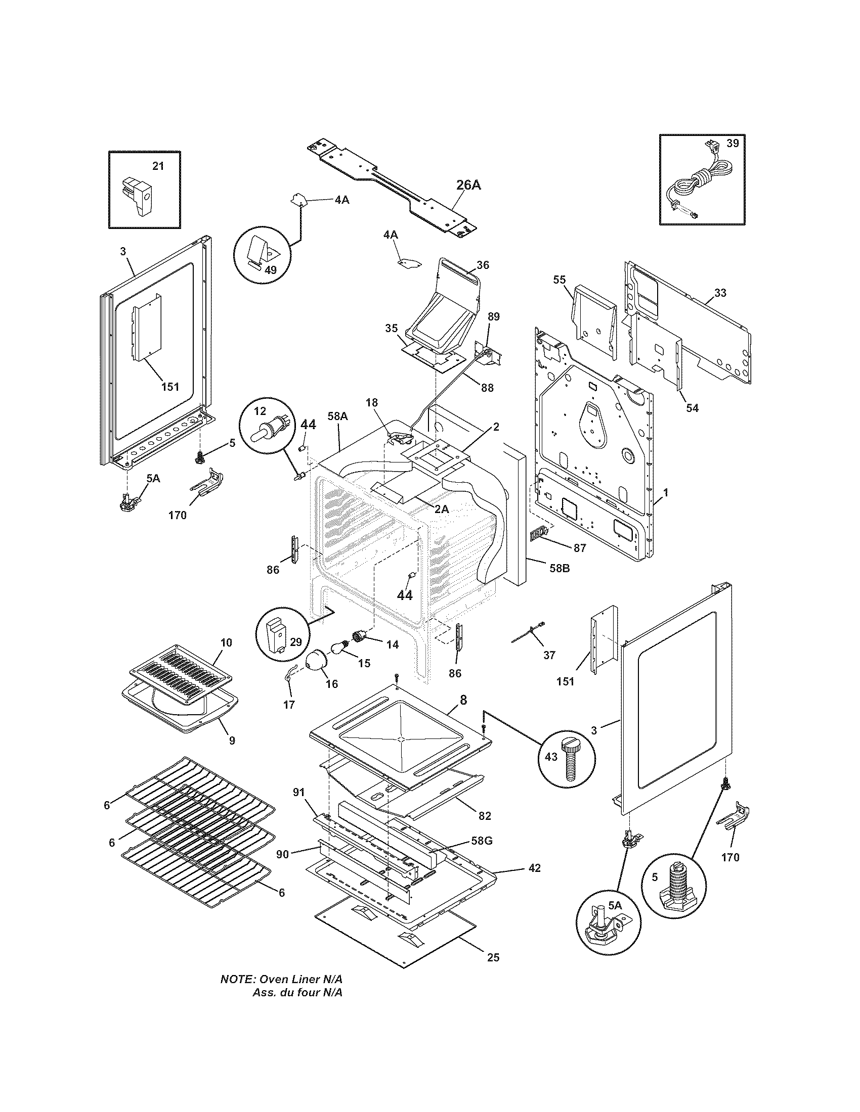 Kenmore 79071359701 body diagram