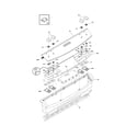 Frigidaire GLES389FSD backguard diagram