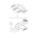 Frigidaire FGF316DQX top/drawer diagram