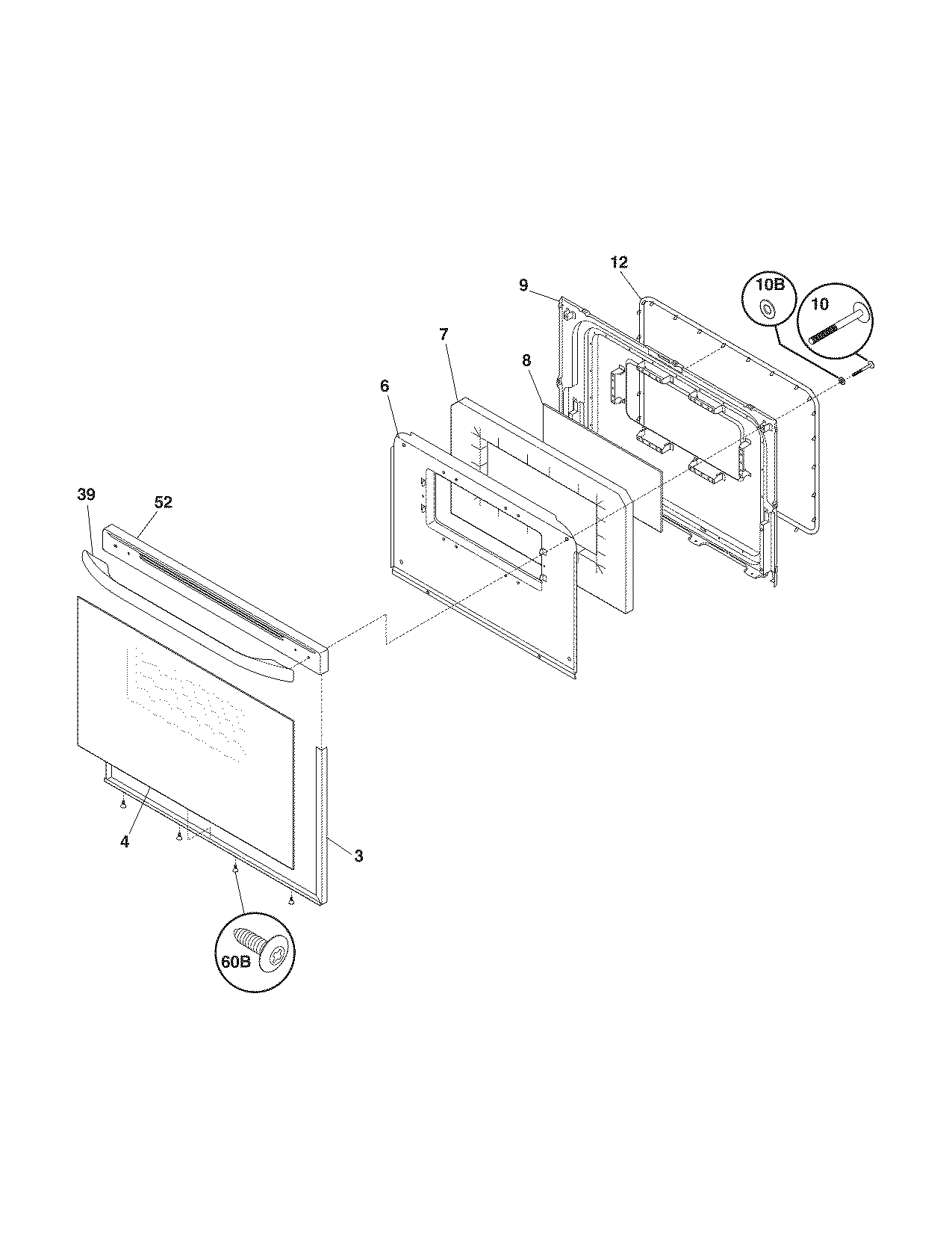 Kenmore 79090834602 door diagram