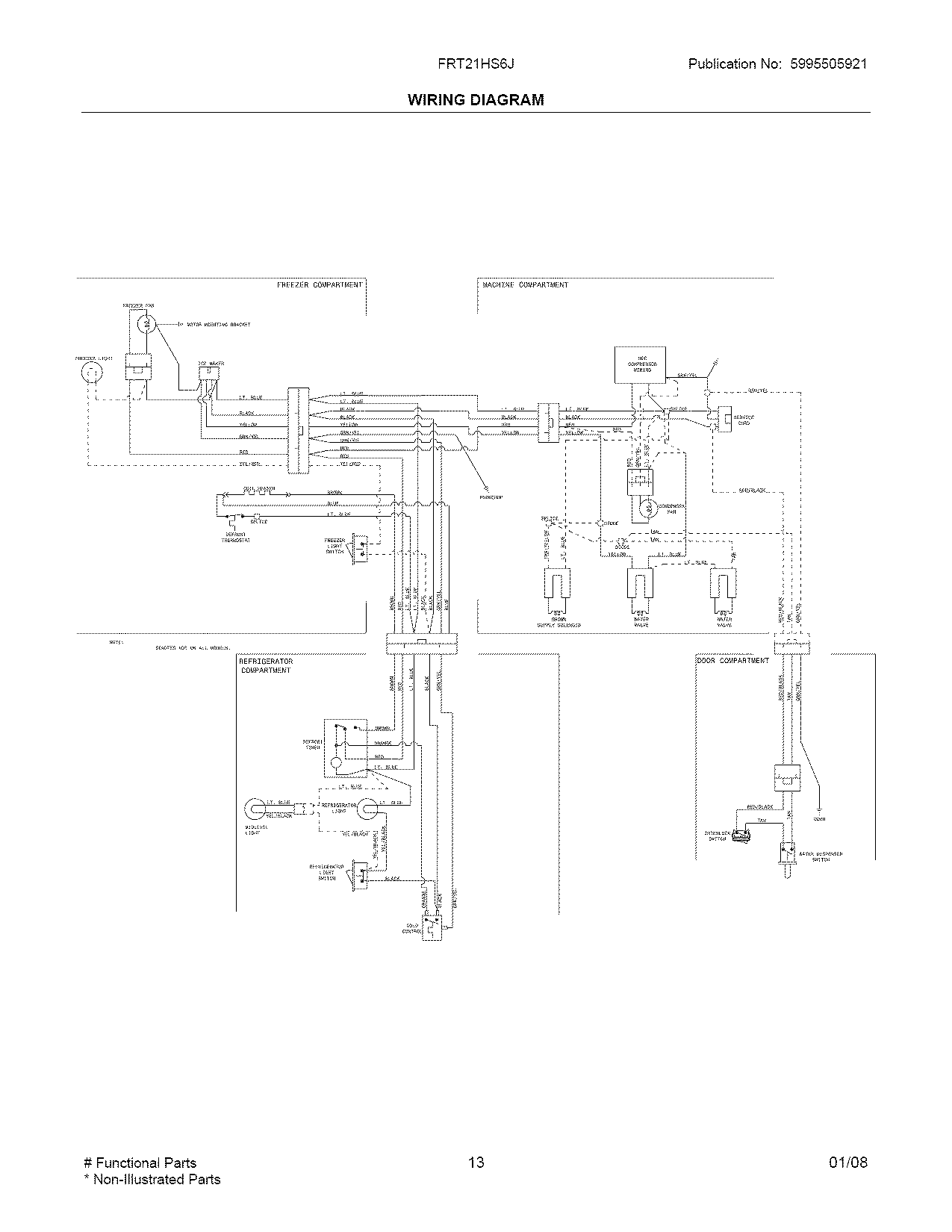 Frigidaire FRT21HS6JK0 wiring diagram diagram