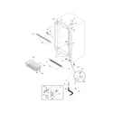Frigidaire FFU2124DW12 cabinet diagram