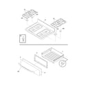 Frigidaire CFGF368GCA top/drawer diagram