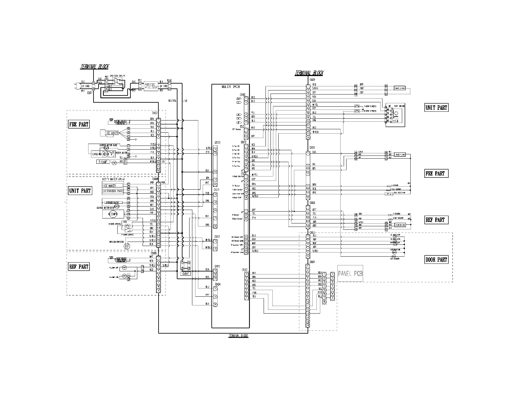 Electrolux E42BS75ETT wiring diagram diagram