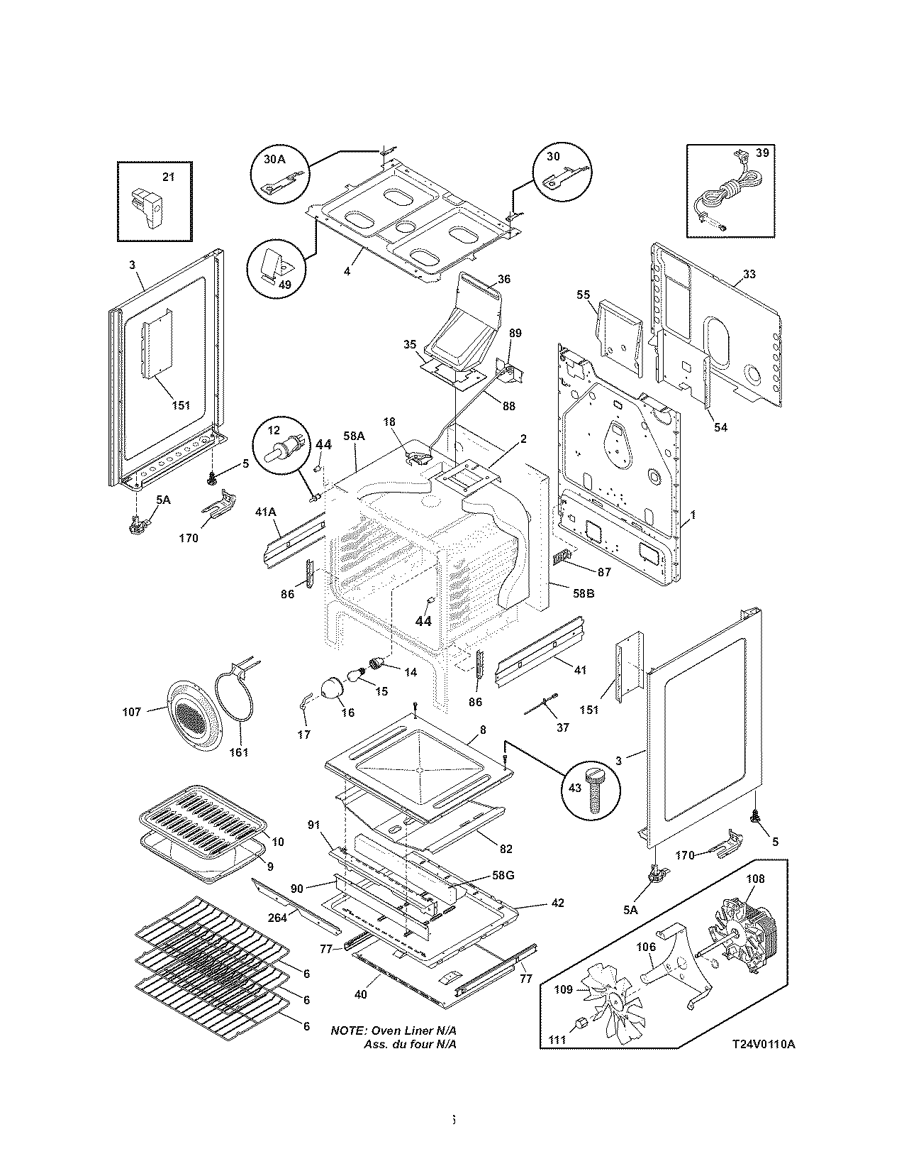 Kenmore 79078869800 body diagram
