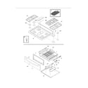 Frigidaire PLGFZ397GCC top/drawer diagram