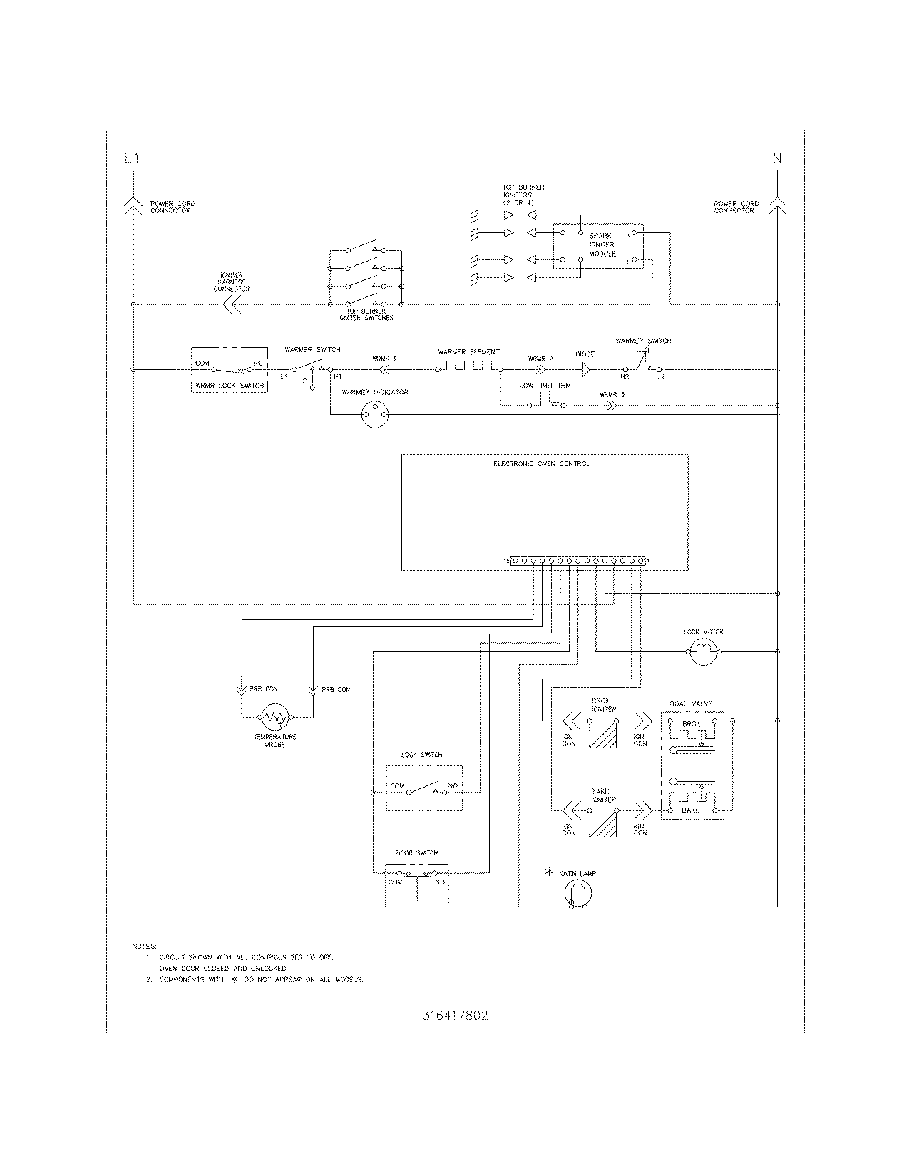 Kenmore 79078824405 wiring schematic diagram