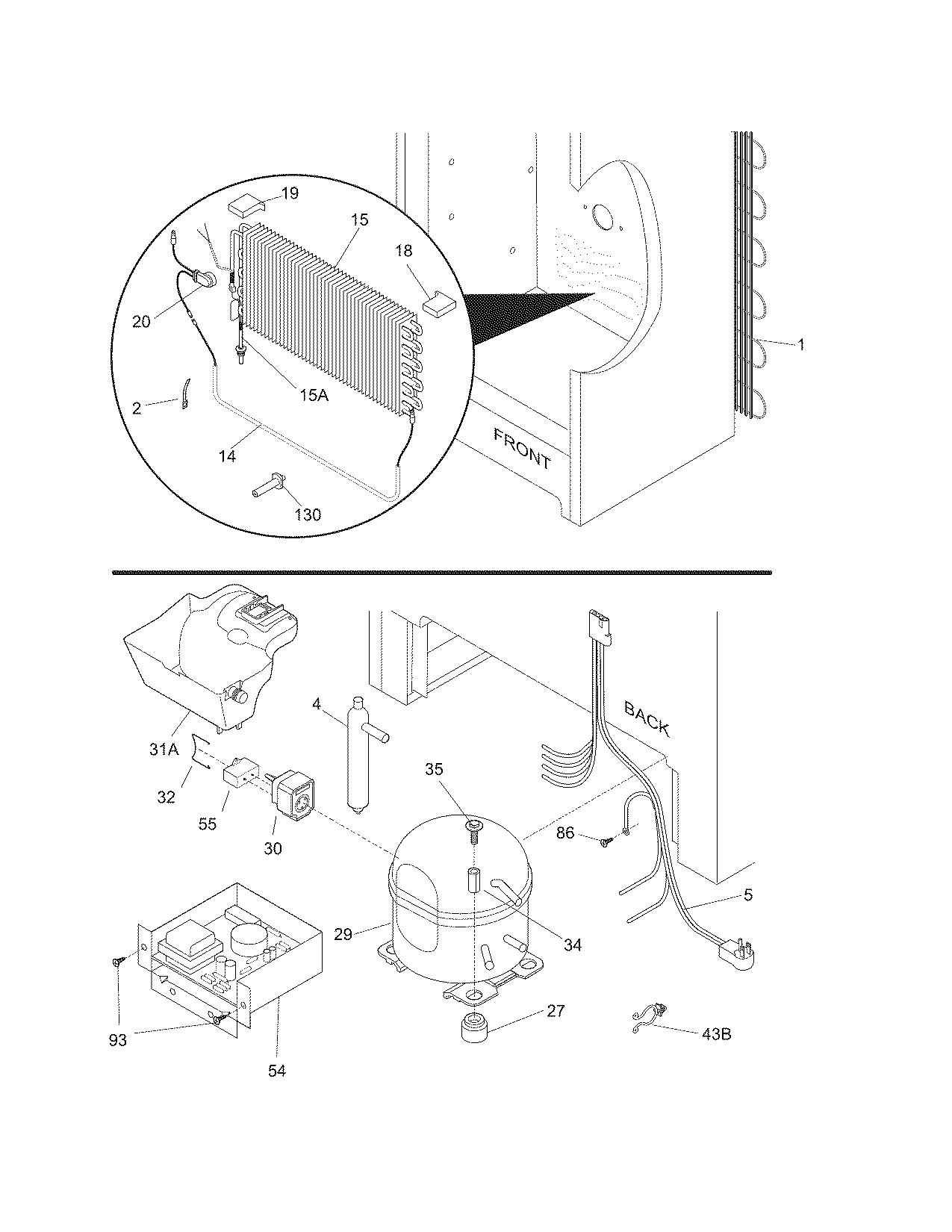 Electrolux EILFU21GS0 system diagram