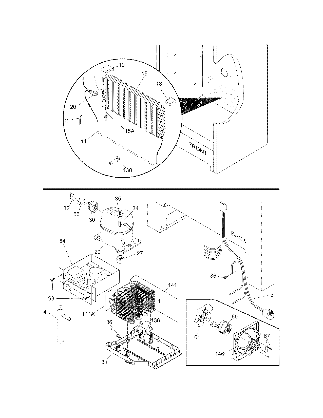 Electrolux EILFU17GS0 system diagram