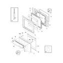 Electrolux EI30GF55GBA door diagram