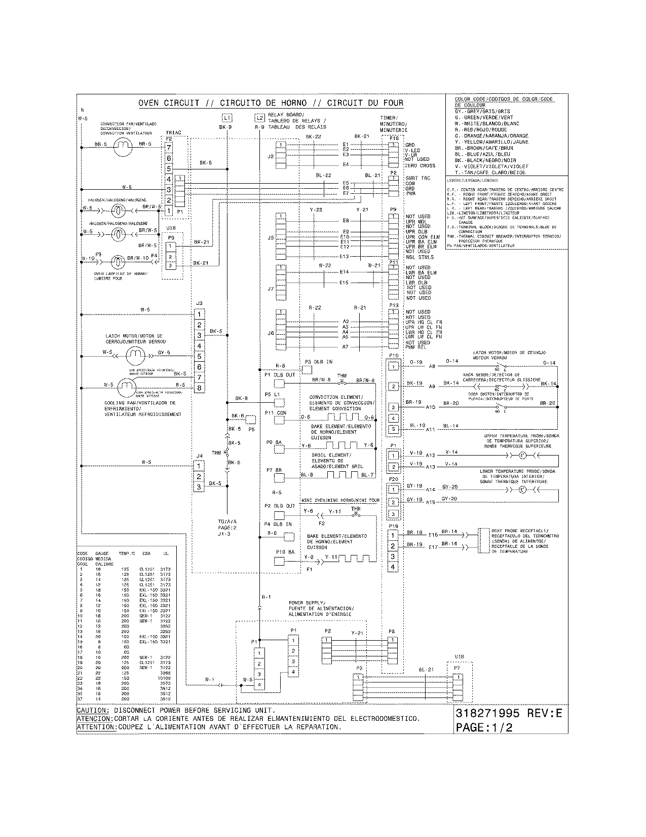 Electrolux EW30ES65GWA wiring diagram diagram