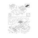 Electrolux EW3LGF65GBA top/drawer diagram