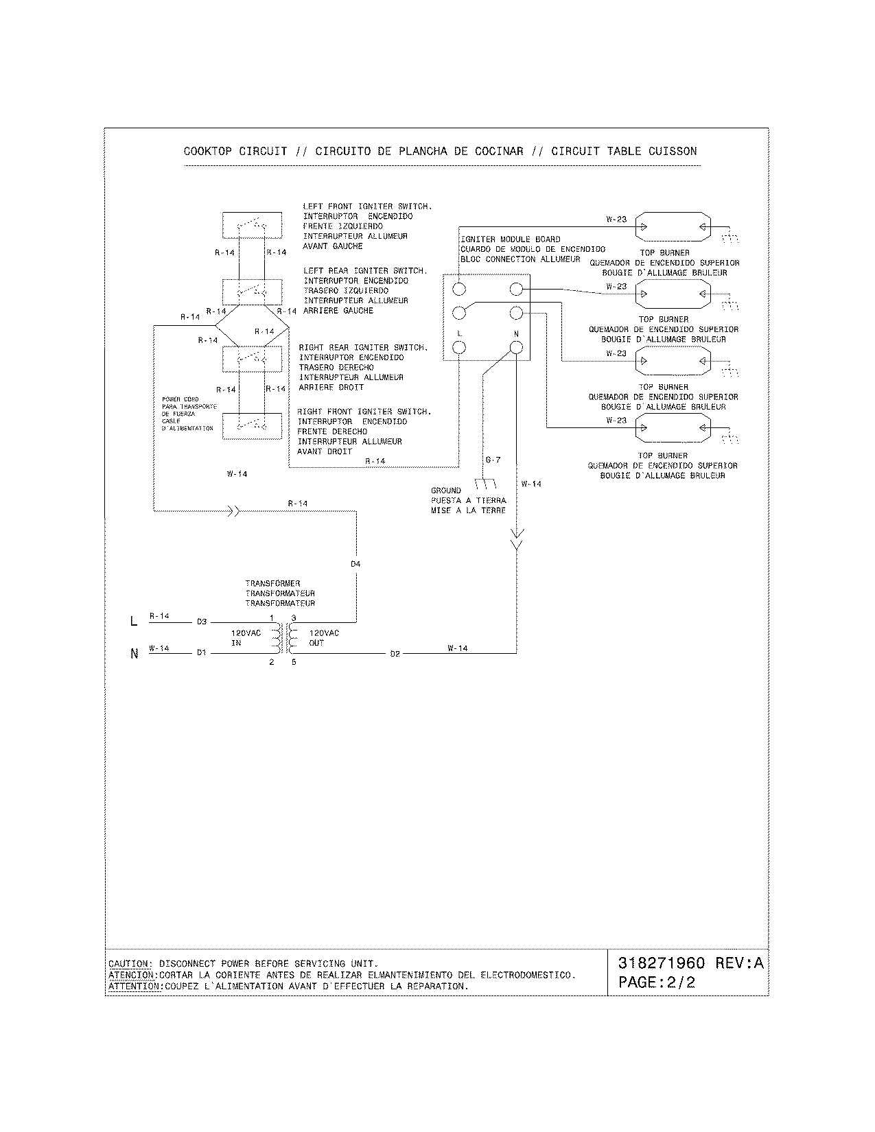 Electrolux EW30GS65GW1 wiring diagram diagram