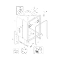 Frigidaire FDB4315LFC1 tub diagram