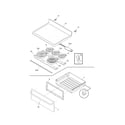Kenmore 79094389701 top/drawer diagram