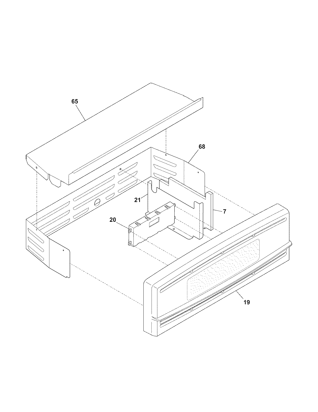 Kenmore 79040524400 control panel diagram