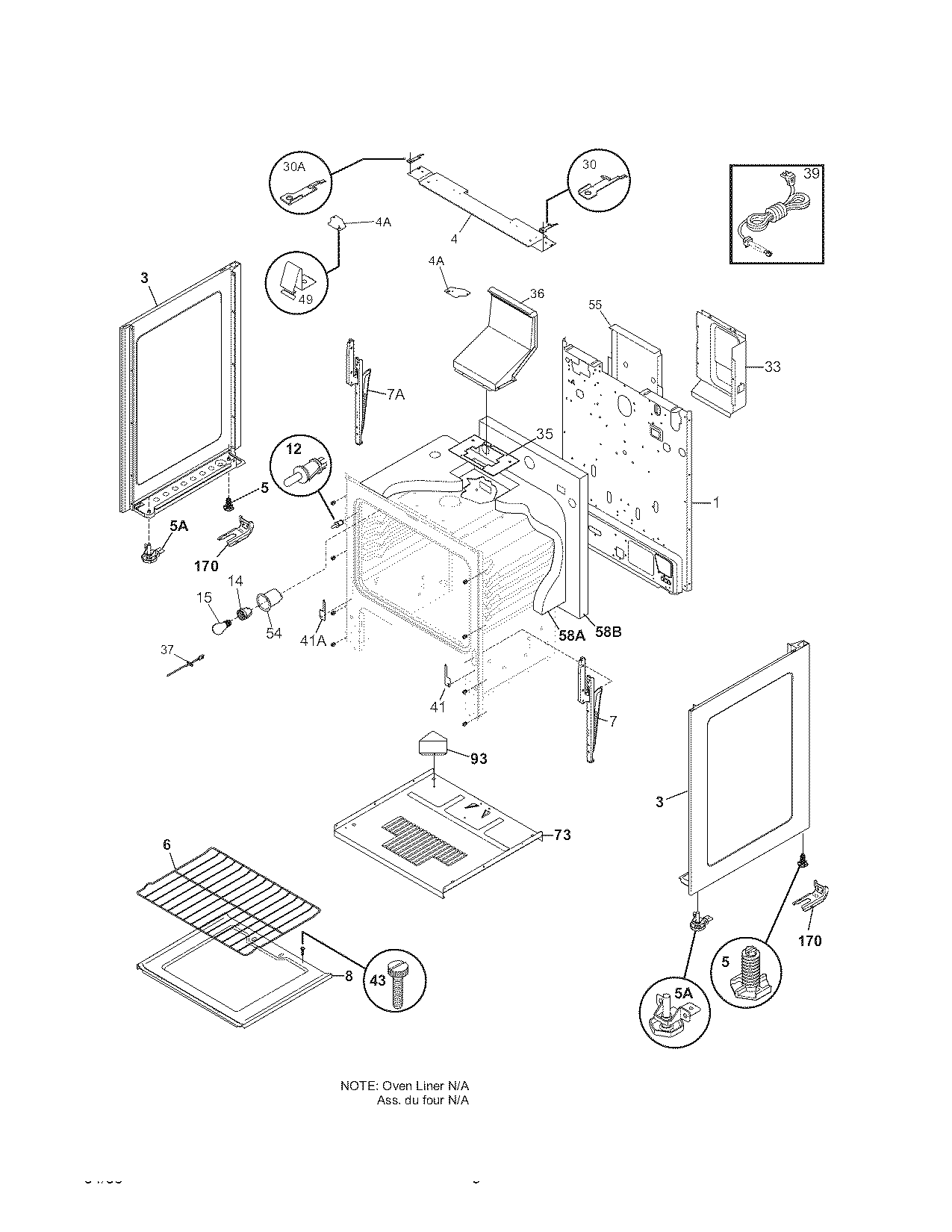 Kenmore 79071208700 body diagram