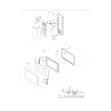 Frigidaire CPLMZ209GCA control panel,door,misc. diagram