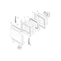 Frigidaire FEFL58GSC door diagram