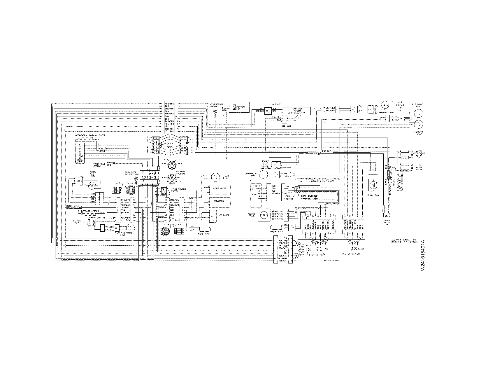 Frigidaire FLSC238JS0 wiring diagram diagram