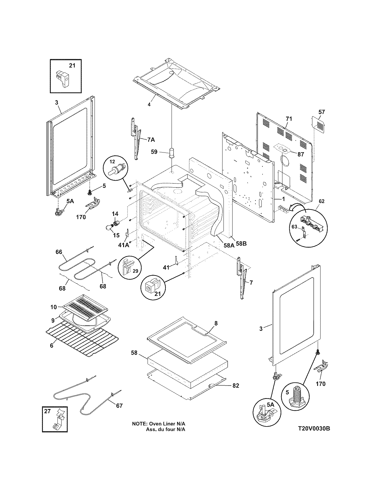 Kenmore 79064090306 body diagram