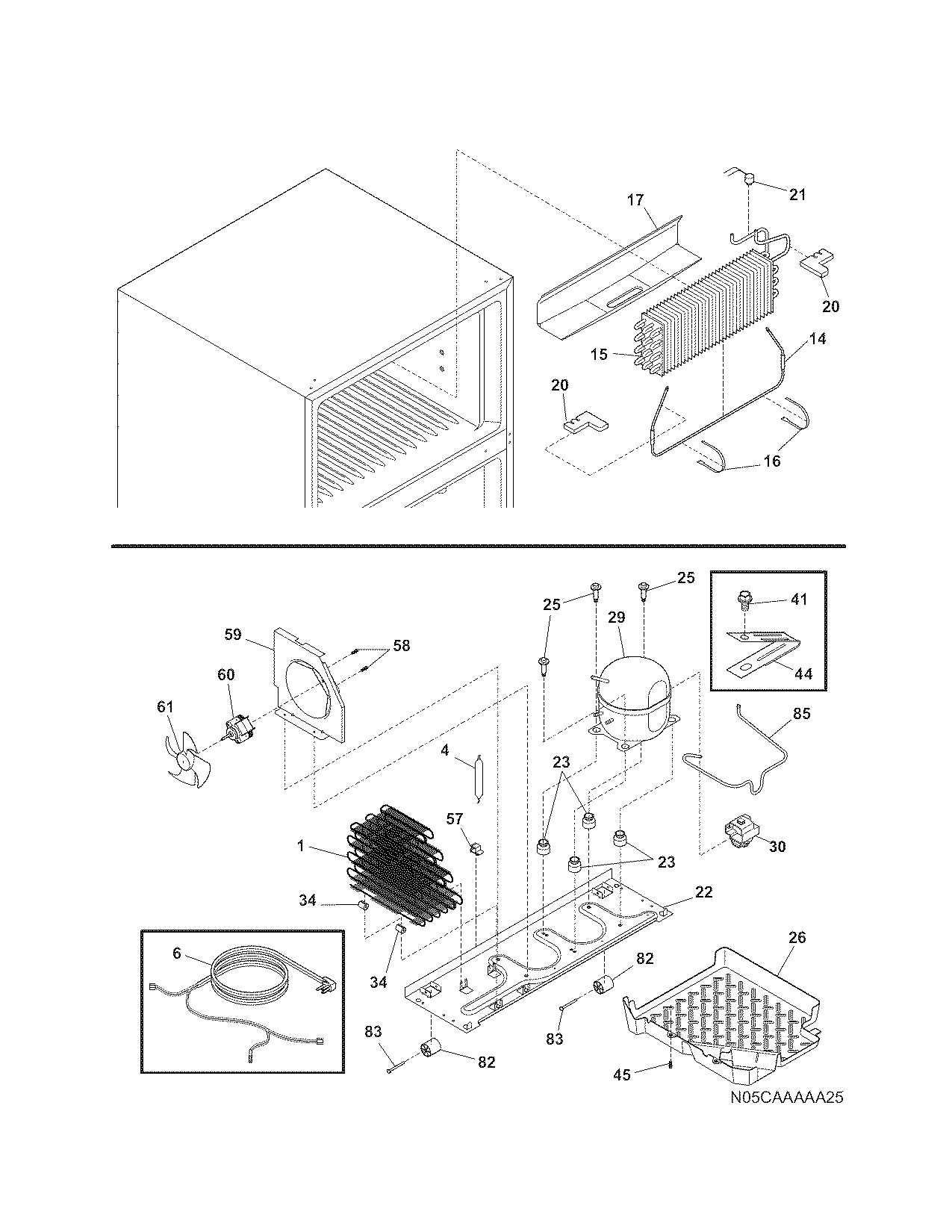 Kenmore 2537419240J system diagram