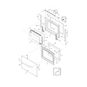 Frigidaire FEB30S5DBG door diagram