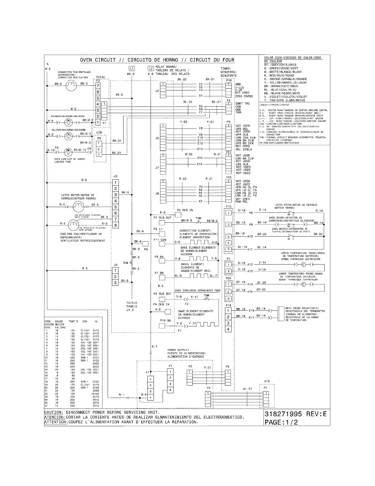Electrolux EW30ES65GWB wiring diagram diagram