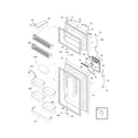 Kenmore Elite 25374921701 door diagram