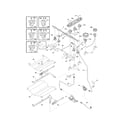 Kenmore Elite 79036723604 burner diagram