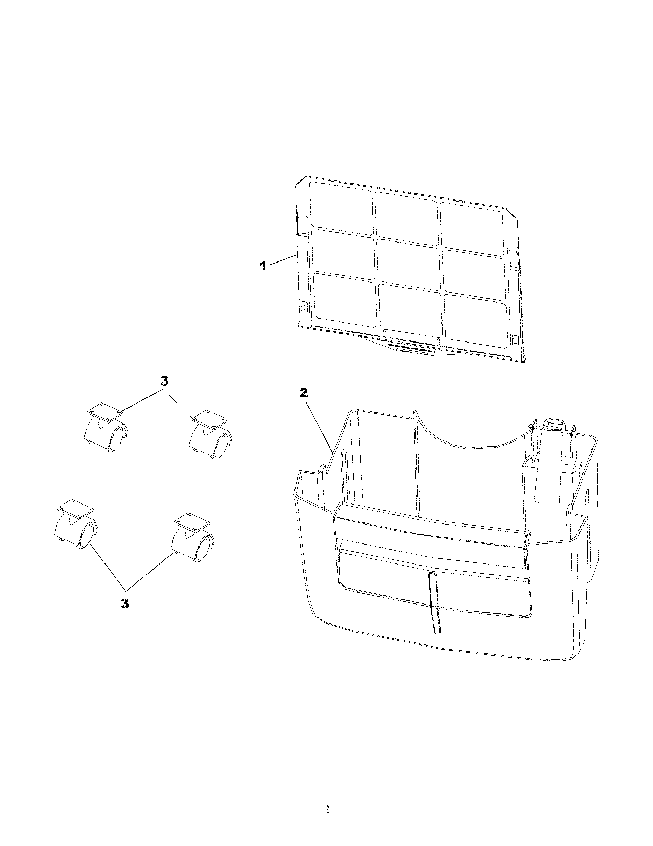 Frigidaire FDL70R1 recommended spare parts diagram