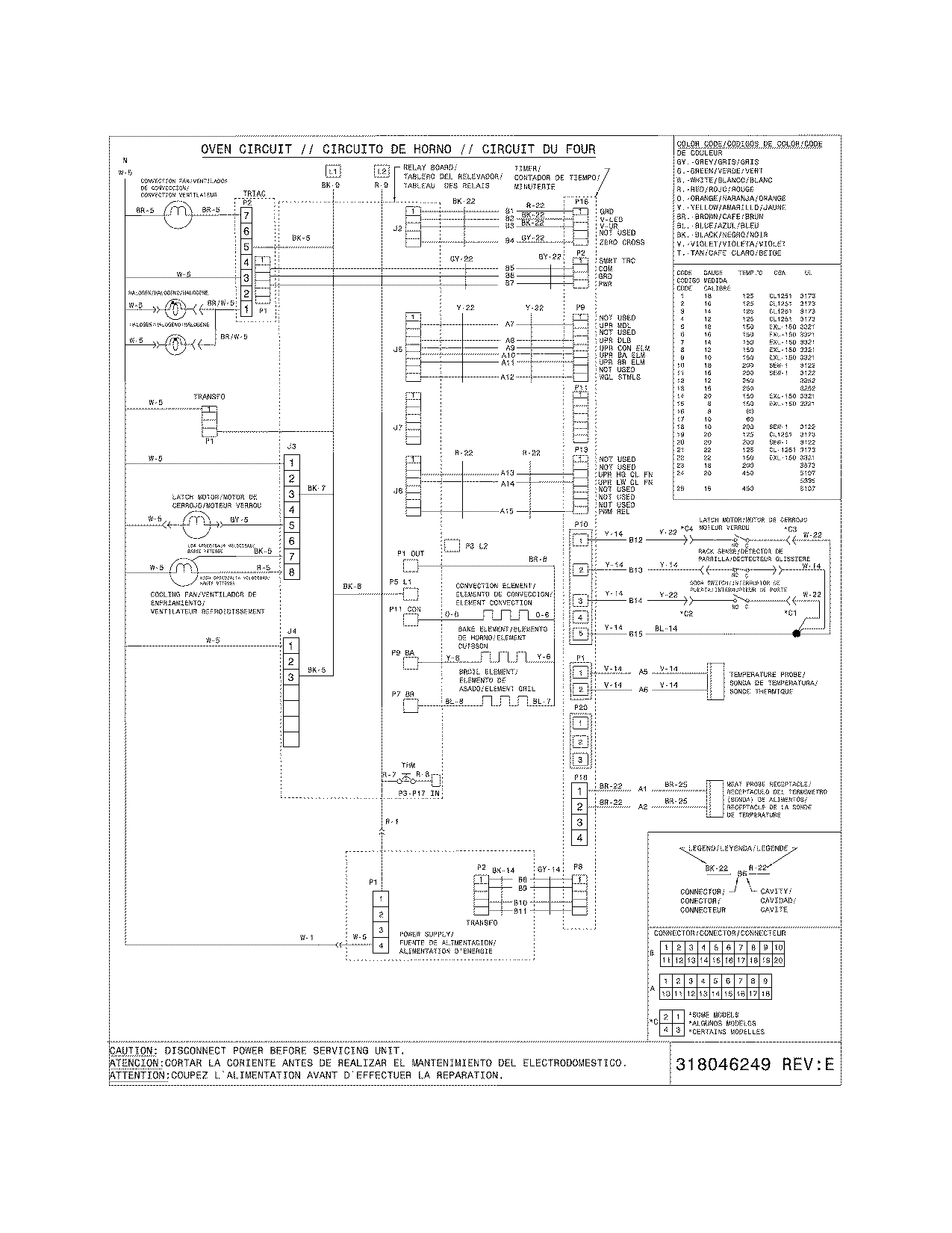 Electrolux EW30EW5CGW3 wiring diagram diagram