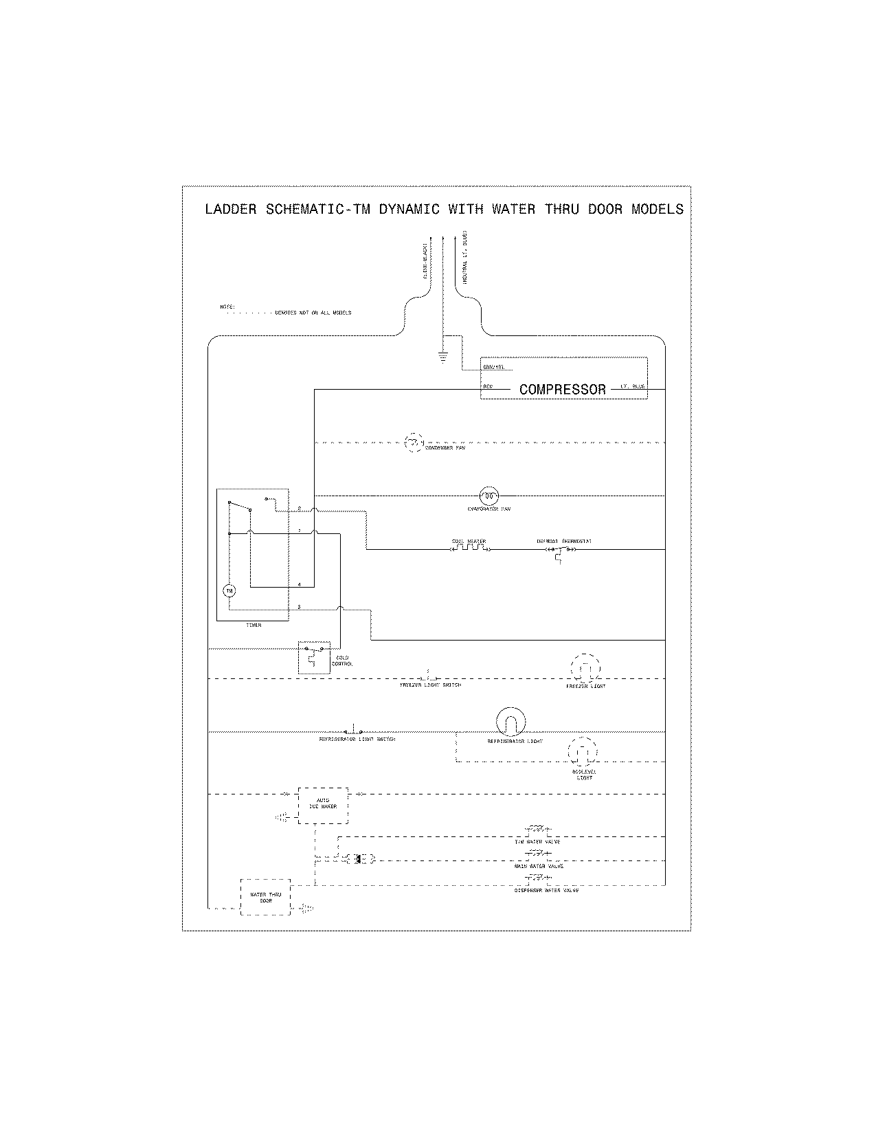 Kenmore 2537480240G wiring schematic diagram