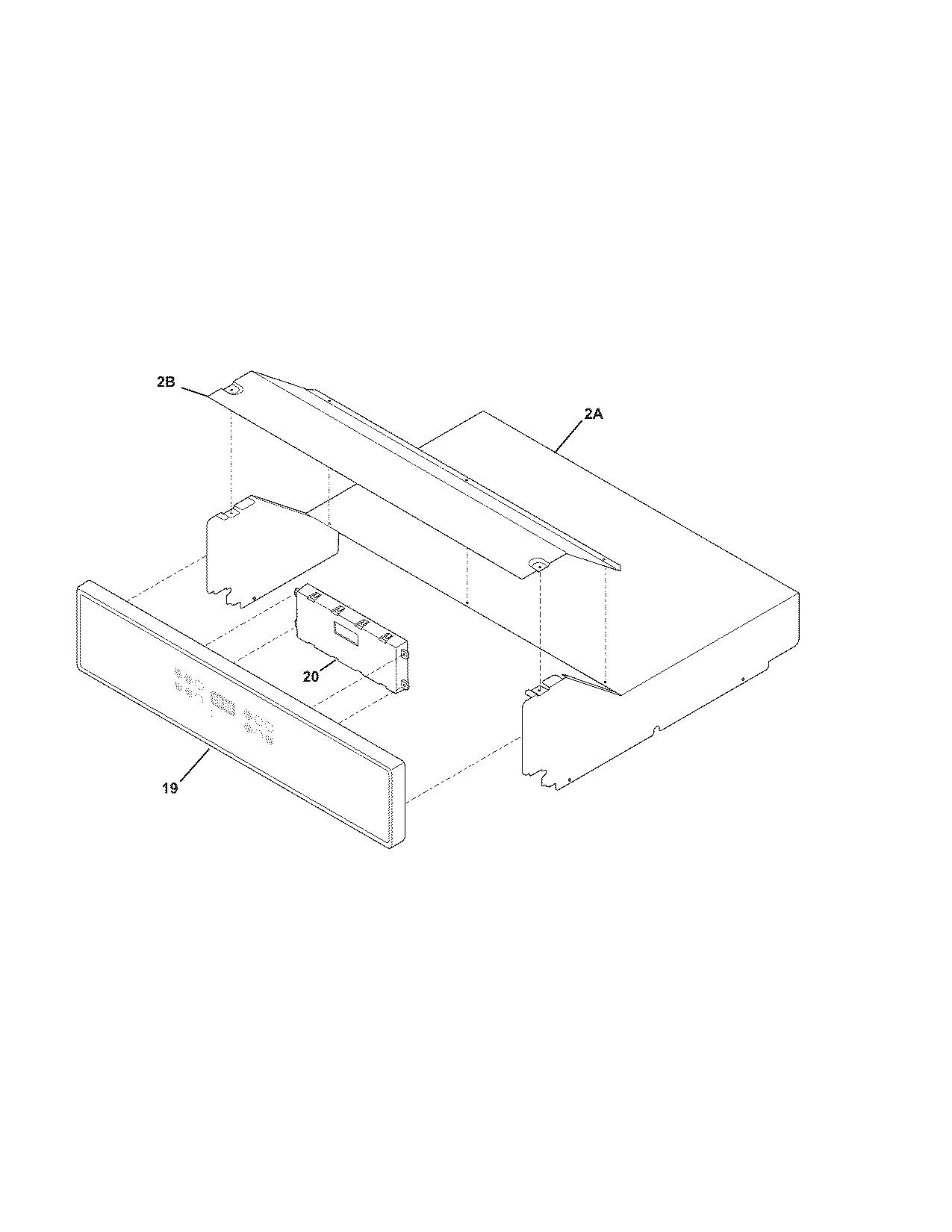Frigidaire CFEB30S5DB7 control panel diagram