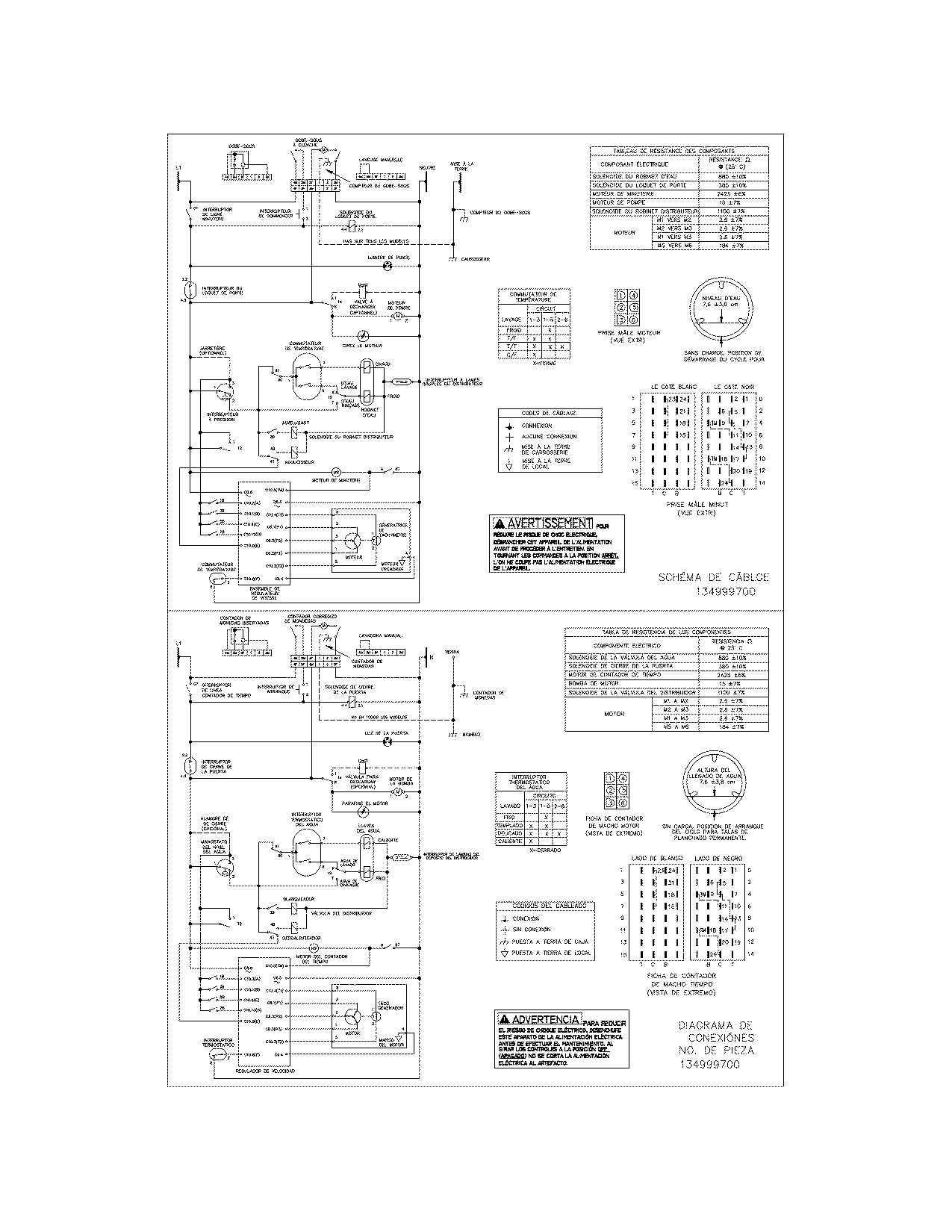 Frigidaire CTF140FS2 wiring diagram diagram