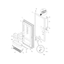 Frigidaire FFH17F7HWA door diagram