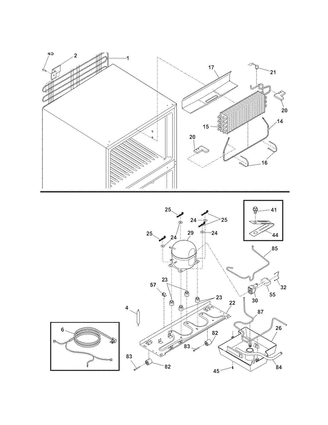 Kenmore 25365812509 system diagram