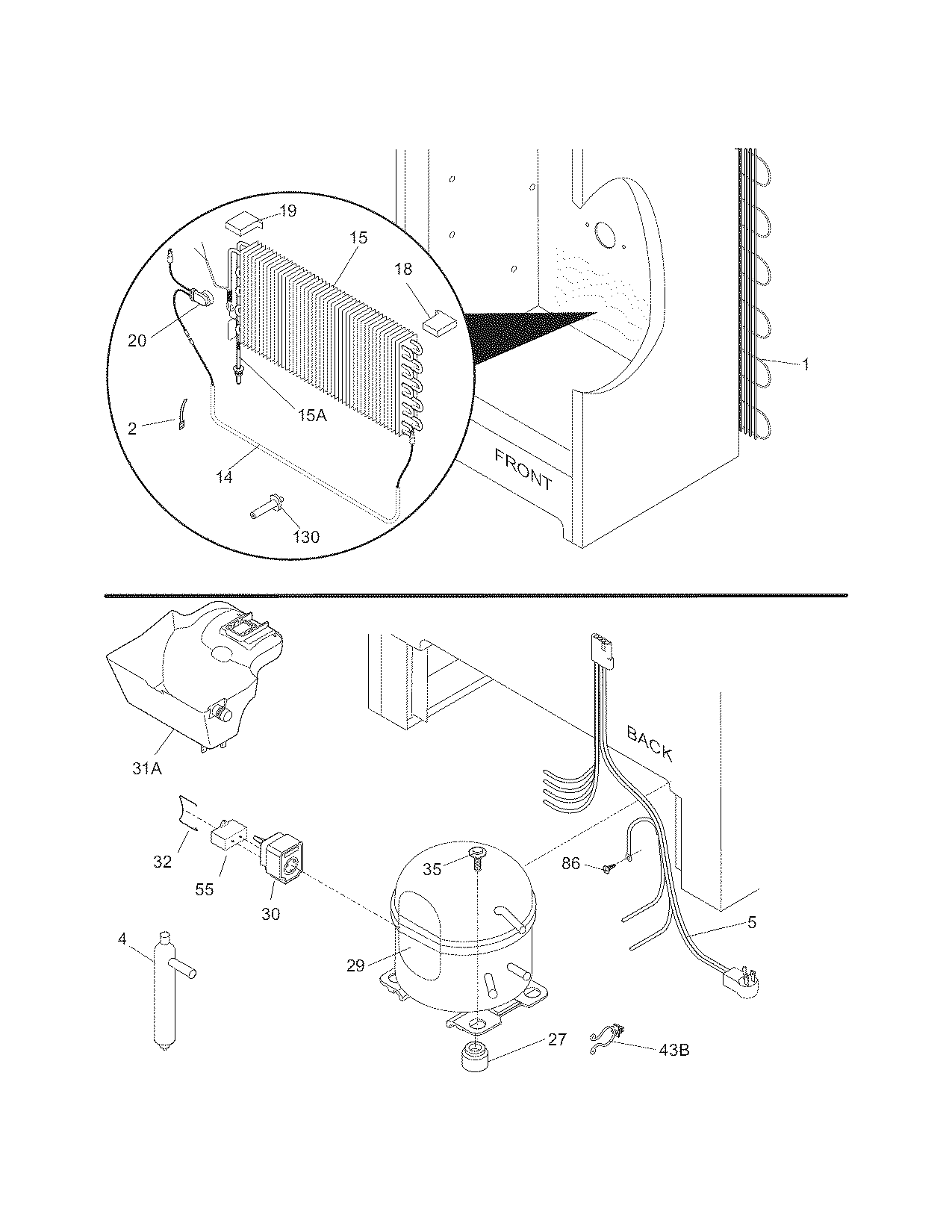 Kenmore 25328462801 system diagram