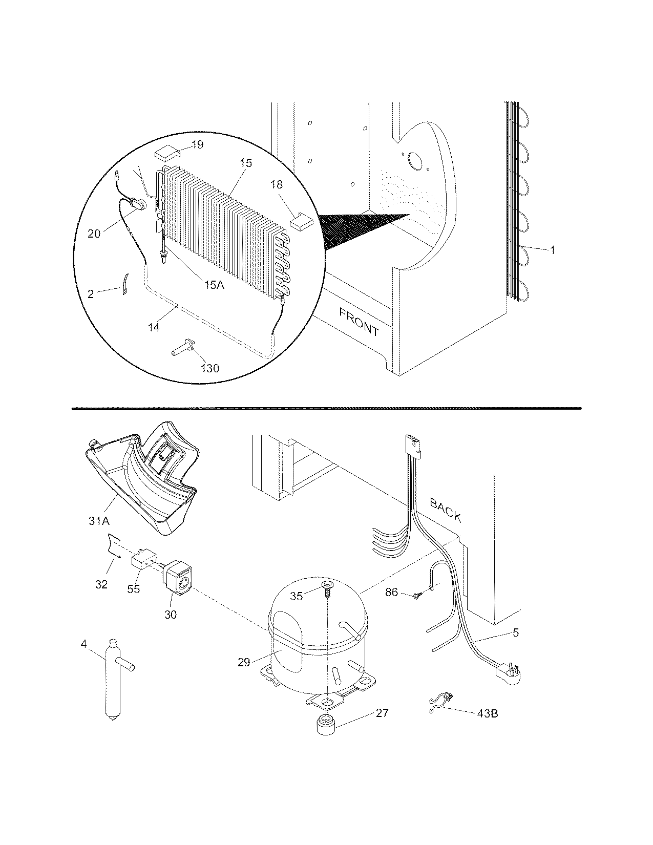 Kenmore 25328052801 system diagram