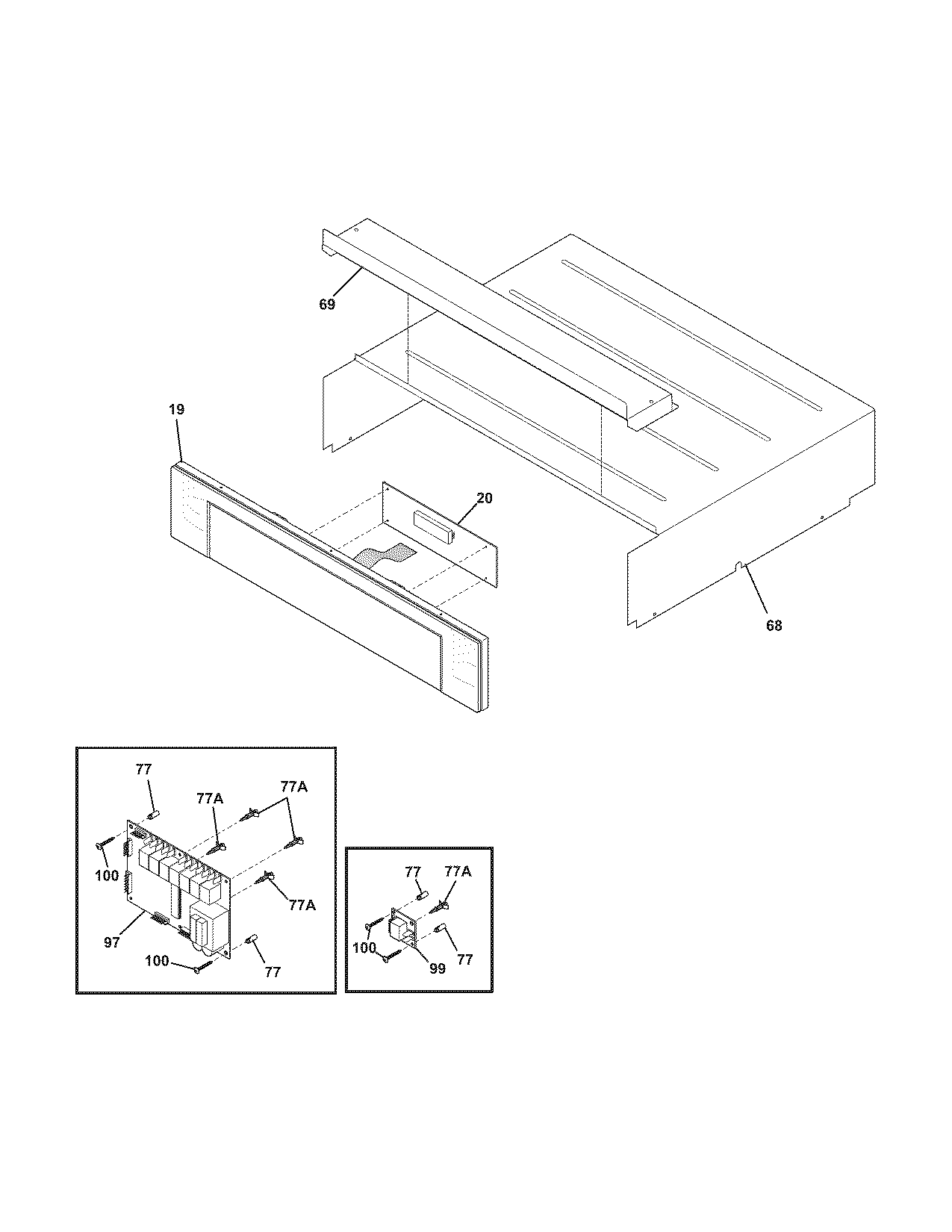 Electrolux E30EW85EPS4 control panel diagram