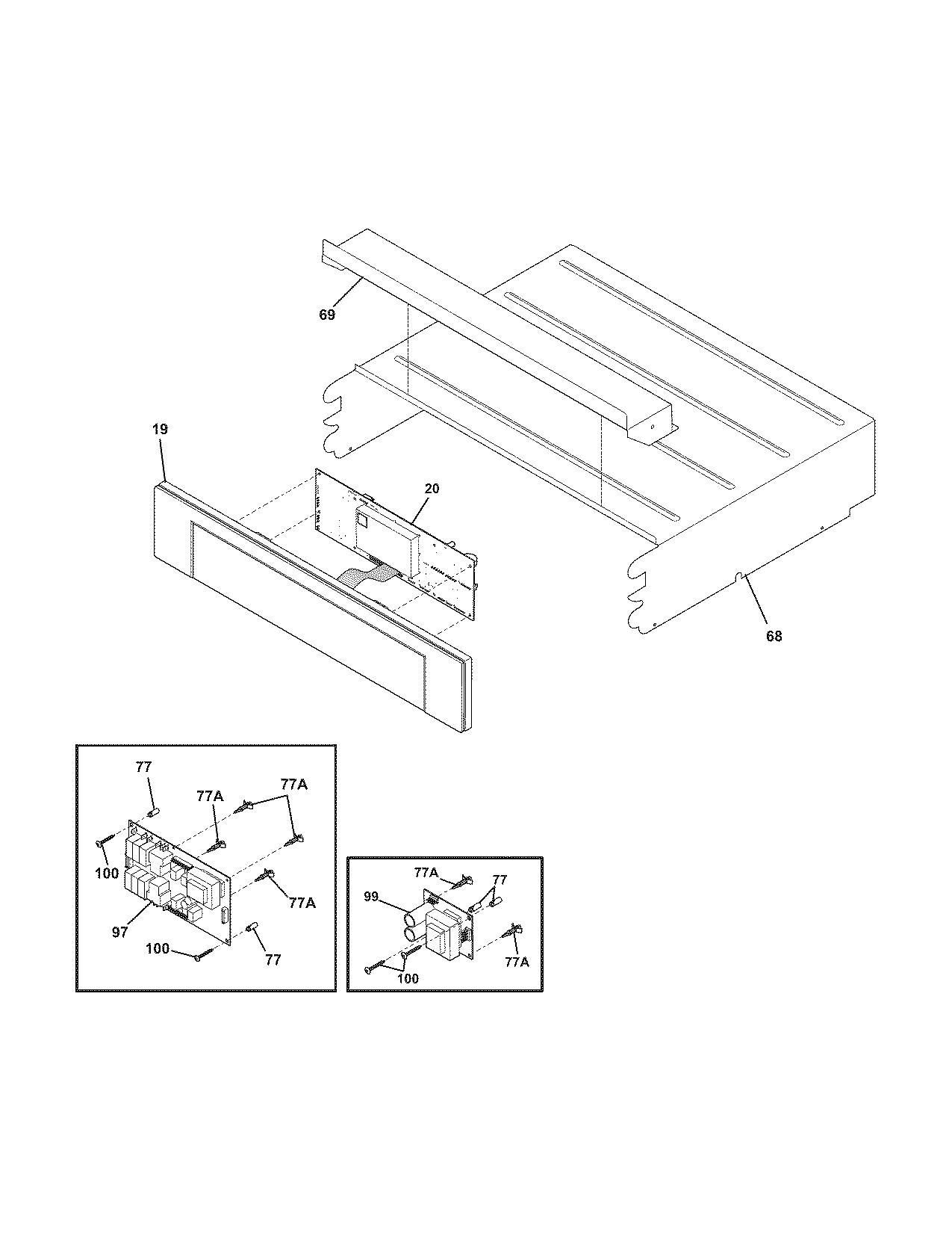 Electrolux E30EW85GPS1 control panel diagram