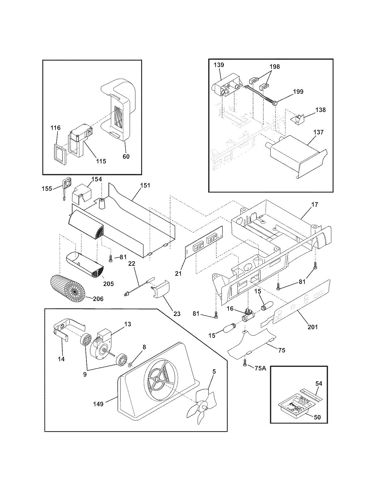 Kenmore Elite 2534438940B controls diagram