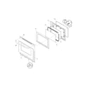 Frigidaire FGF328GME door diagram