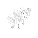 Frigidaire GLGFZ386FCE door diagram