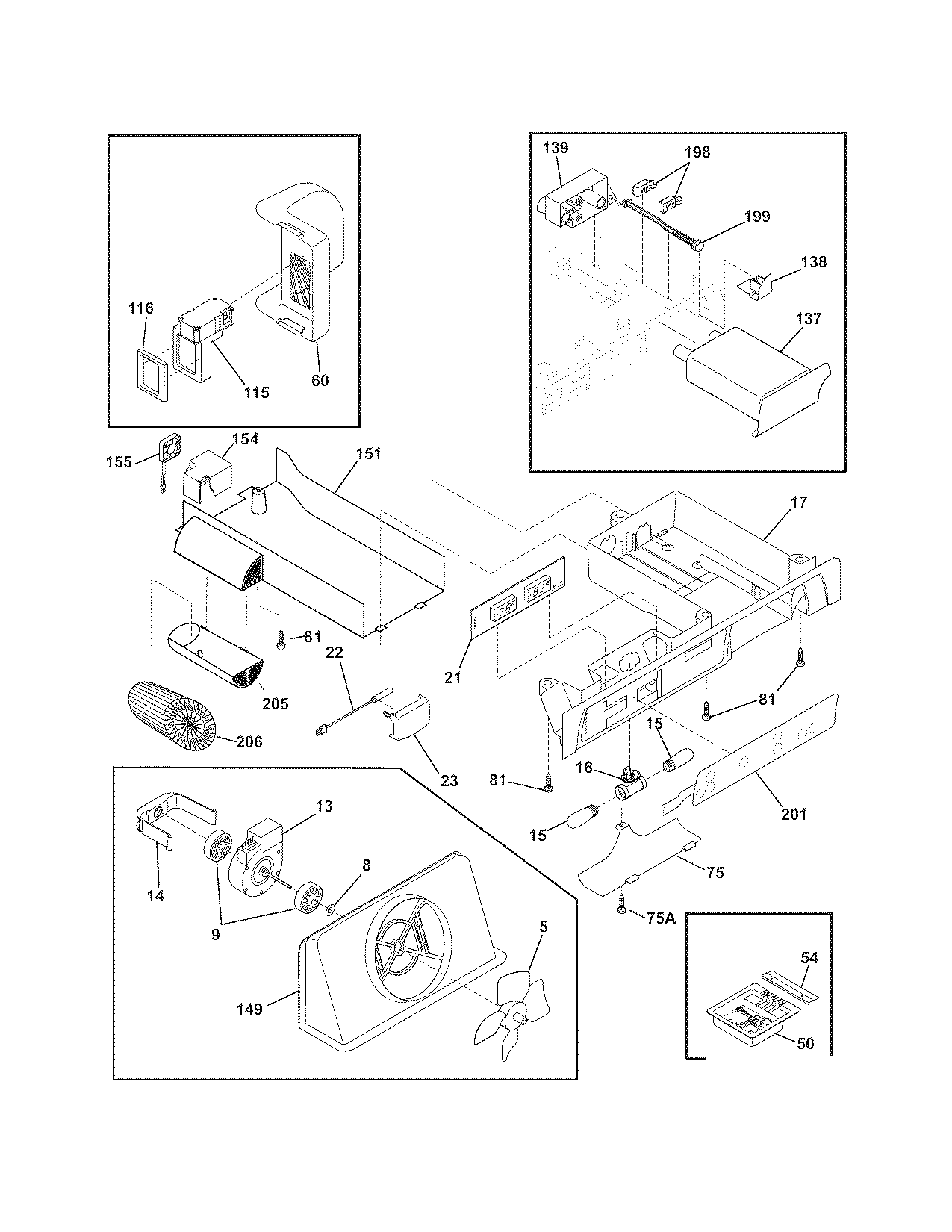 Frigidaire GHSC39ETJB1 controls diagram