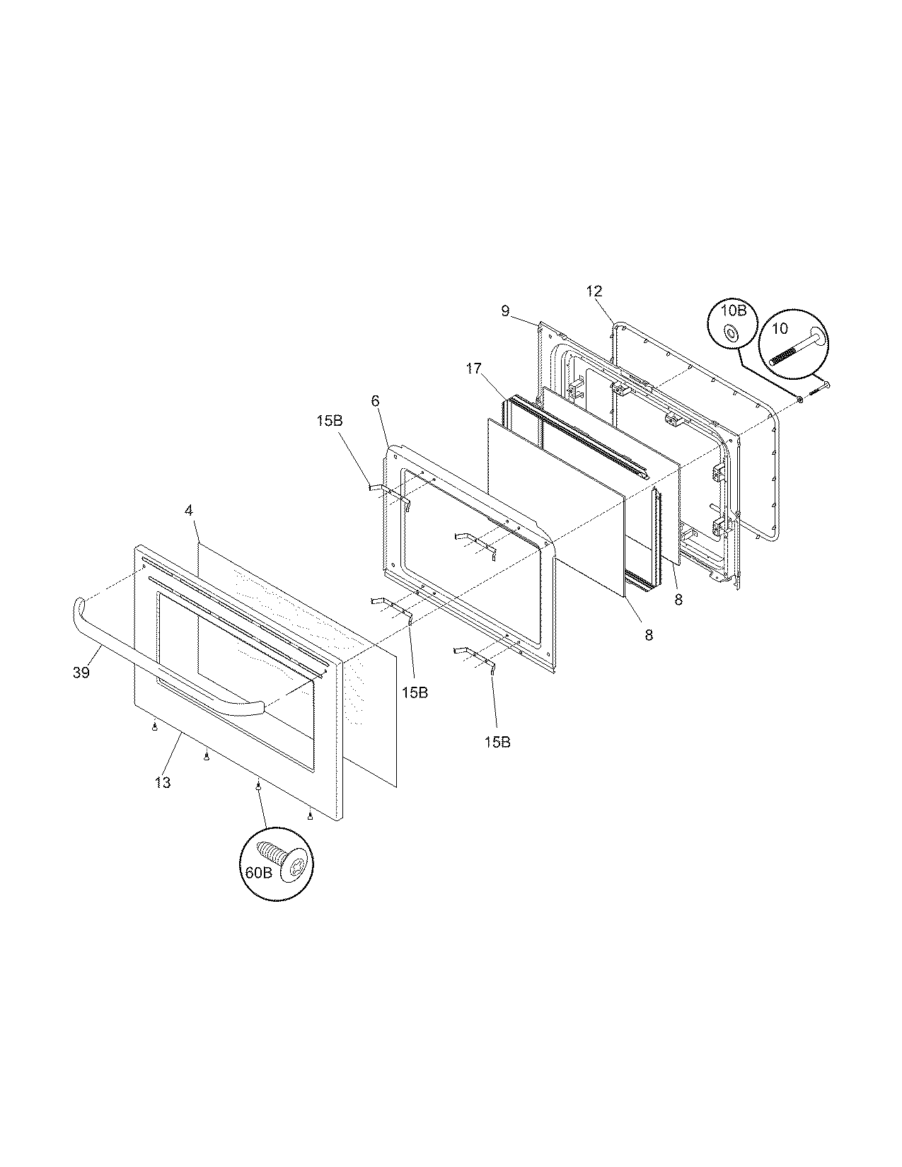 Kenmore 79071313702 door diagram