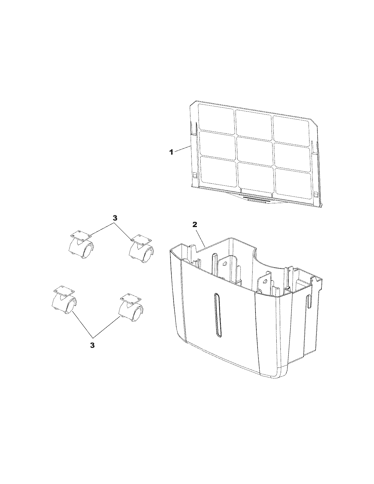 Frigidaire FDF70S1ENG12 recommended spare parts diagram